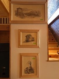 FARay numbered prints, framed