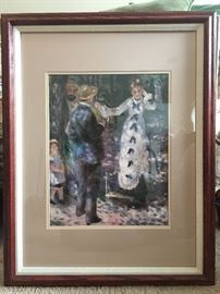 A lovely Victorian matted picture.