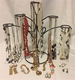 A nice selection of vintage and newer jewelry