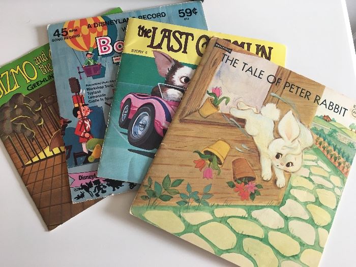 Wonderful vintage story books with records