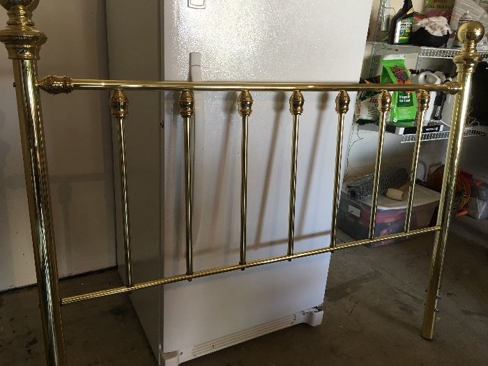 Brass headboard