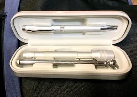 Great stocking stuffer! Pen, flashlight, tire gauze gift set