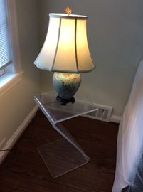 Pair of Acrylic Z Tables