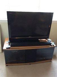 Large Flat Screen TV & Stand 