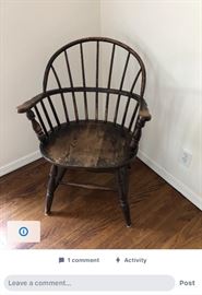 Set of 4 Windsor chairs