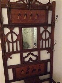 Antique Dutch Hall Tree