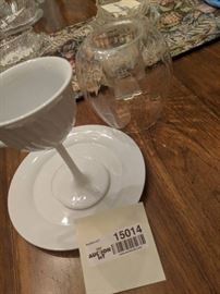 Tealight candle holder English tea glass