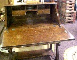 INSIDE DROP FRONT DESK