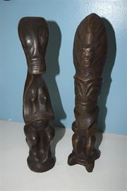 #2162: Wood Carved Figurines
Wood Carved Figurines Pair.

11.5"H .

Bid per piece, Final bid x 2