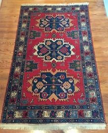 #2405: Gorgeous Kazak Handwoven Rug
Stunning original Kazak handwoven rug with classic tribal pattern and bold colors. Excellent weave pattern composure. Pakistán kazak,

4.0' x 6.4'