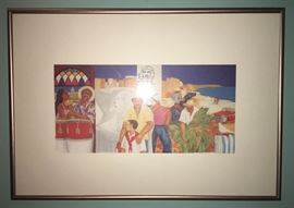 #2365: Framed and Matted Art
Framed and matted Art.

20" x 14”H