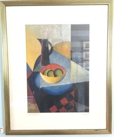 #2242: Captivating Framed Art by Faith Tyler
“Red Title Floor ll”, signed Faith Tyler.

Great framed and matted pencil signed Art.

17" x 22"