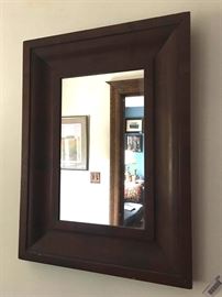 #2252: Mirror with Wood Surround
Mirror with wood surround.

19" x 26"H
