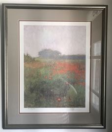 
#2150: Poppies in the Field by Michael Gibbons, Numbered
Poppies in the Field by Michael Gibbons, Numbered 129/300.

19" x 33"