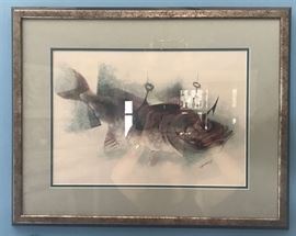 #2193: Framed Signed, Matted Art
Framed, Signed and Matted Art.

24" x 19.5"
