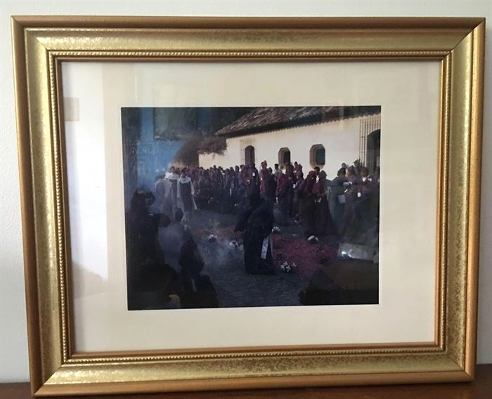 #2248: Framed Art
Religious gathering, framed photograph.

17" x 14"