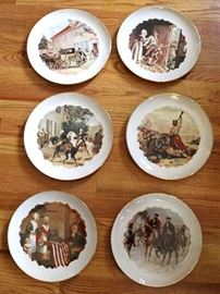 #2335: The Stars & Stripes 1777, Limited Edition Decorative Plates, Numbered
The Stars & Stripes 1777, Limited Edition Plates, Numbered. Porcelain set of Six Decorative Plates.

10.5"D Each