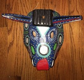 #2432: Wood Mask, Hand crafted
Wood mask, hand crafted.

7”x10”
