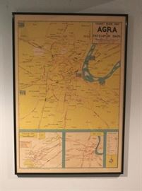 #2511: Tourist Guide Map, Agra India, Framed
Awesome tourist guide map, Agra India, Framed

20.5" x 29.5"