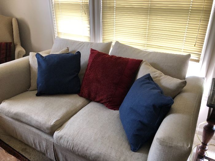 Sleeper sofa couch - linen