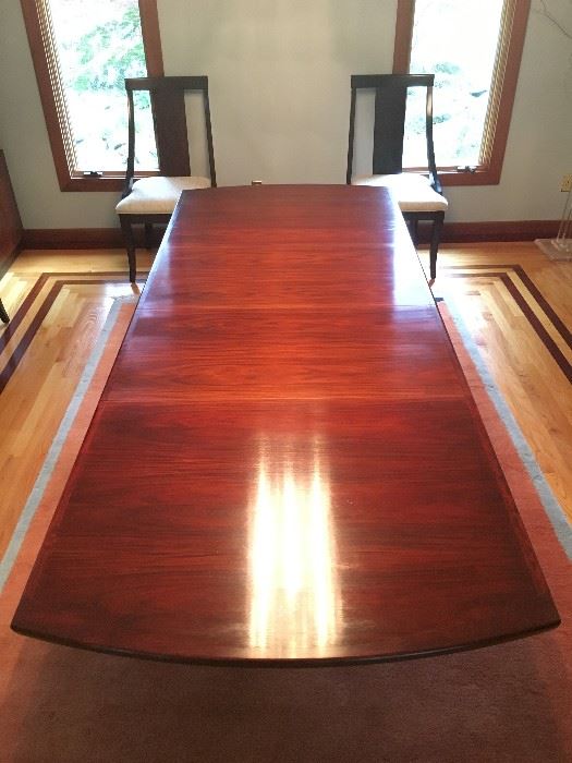 Detail of Rosewood Dining Table