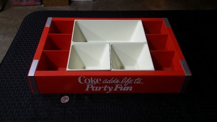 Vintage Coke party tray.