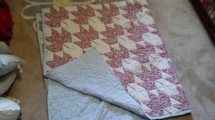 Lovely hand made quilt.