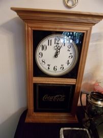 Coca-Cola wall/mantle clock.
