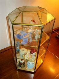 Hexagonal  display case