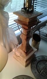 Heavy Solid Marble Lamp