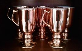 Gold plated ceramic coffee mugs