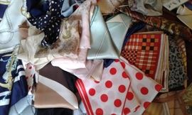 Ladies silk scarves