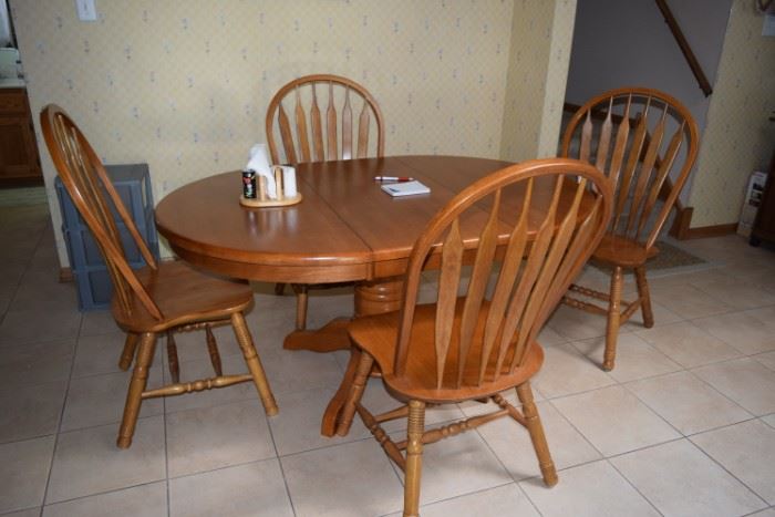 Table with Four Chairs