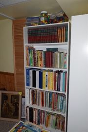 Shelving Unit, Books, Encyclopedias