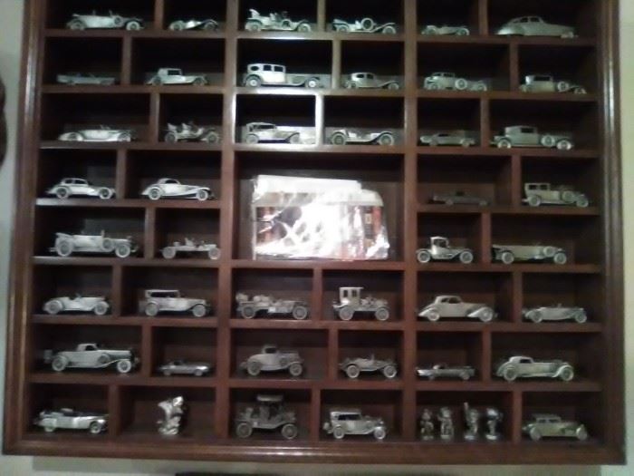 Danbury Mint Pewter car collection