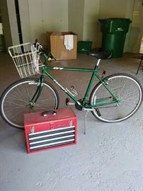 Bicycle and Craftsman Tool Box