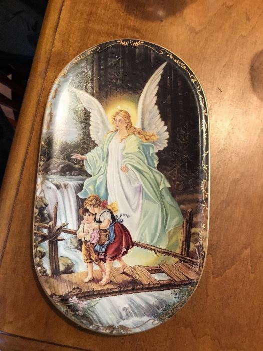 LOTS of angel items here....this dish is from Germany. 