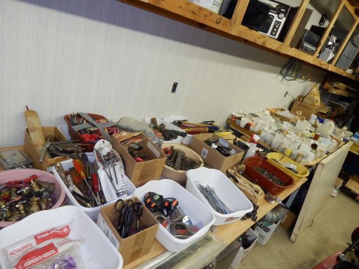 Sorted by Type, Amazing selection of Hand Tools, Plumbing Parts, Wire, Rope, Nuts, Bolts, Screws