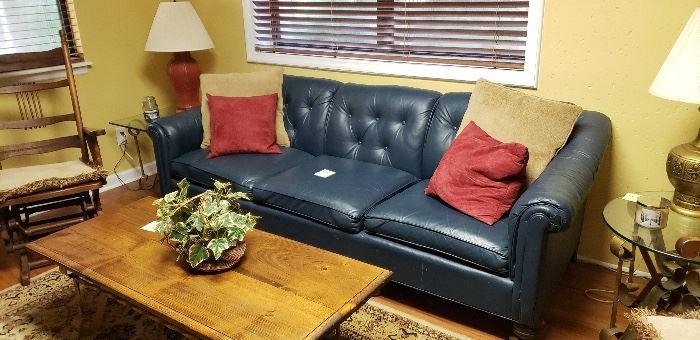 matching Leather sofa