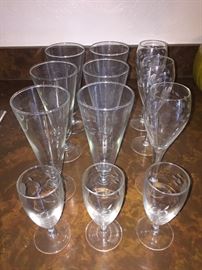  Very large princess house crystal glass set including punch bowl, glasses and other crystal pieces 