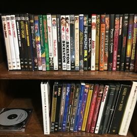  Several DVDs 