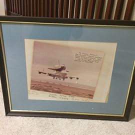  Another very nice autographed space shuttle photograph 