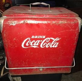 1950 Coca Cola Cooler w opener