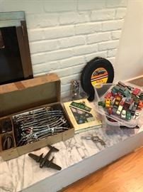Vintage train set, vintage Hot Wheels and more vintage toys