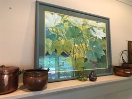 Signed artwork - several large framed lithographs  