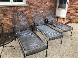 Chaise loungers - cushions also available