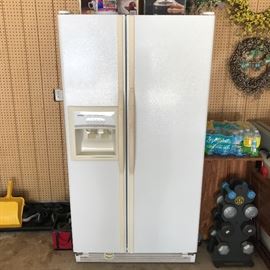 Kenmore refrigerator measures 36" wide, 32" deep and 70" high.