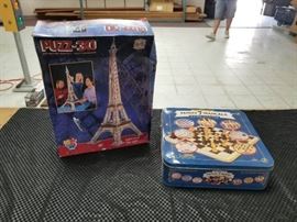 Lot of Family Fun Board Games and 3D Puzzle