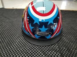Patriotic Cyber Motorcycle Helmet