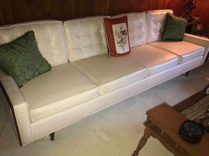 Awesome extra long mid century modern sofa. 